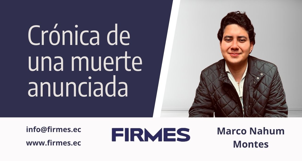 Crónica de una muerte anunciada